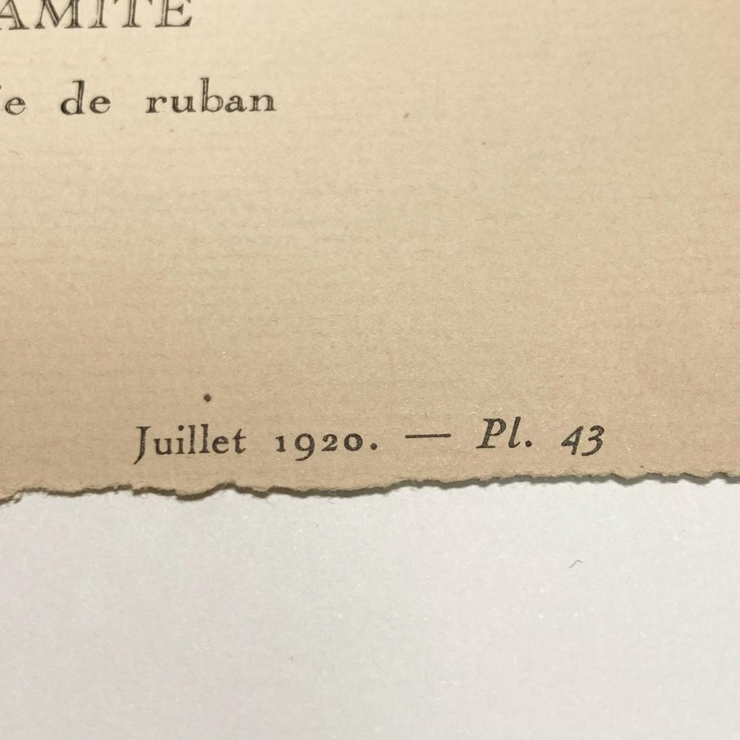 A.E.マルティ☆ファッションプレートLA SOUBRETTE ANNAMITE