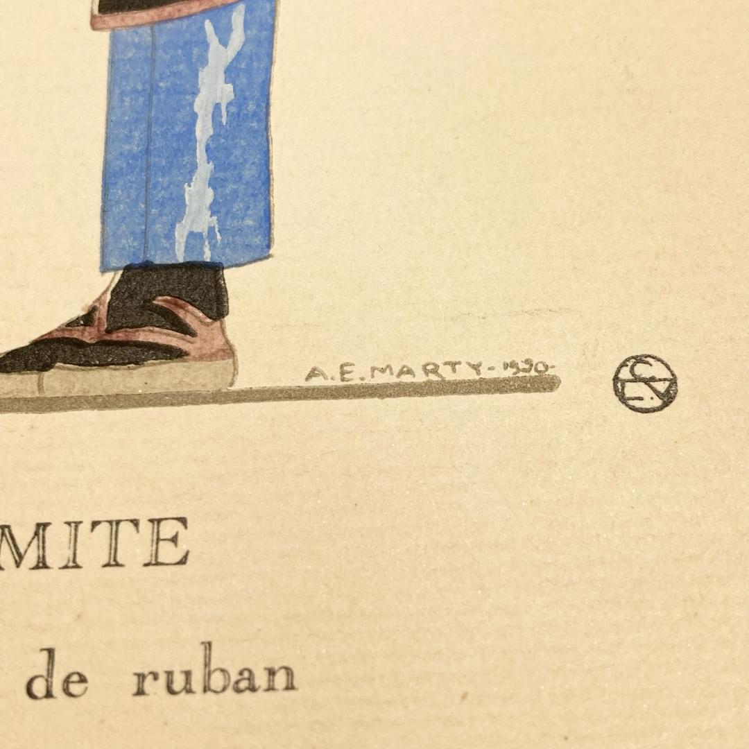 A.E.マルティ☆ファッションプレートLA SOUBRETTE ANNAMITE