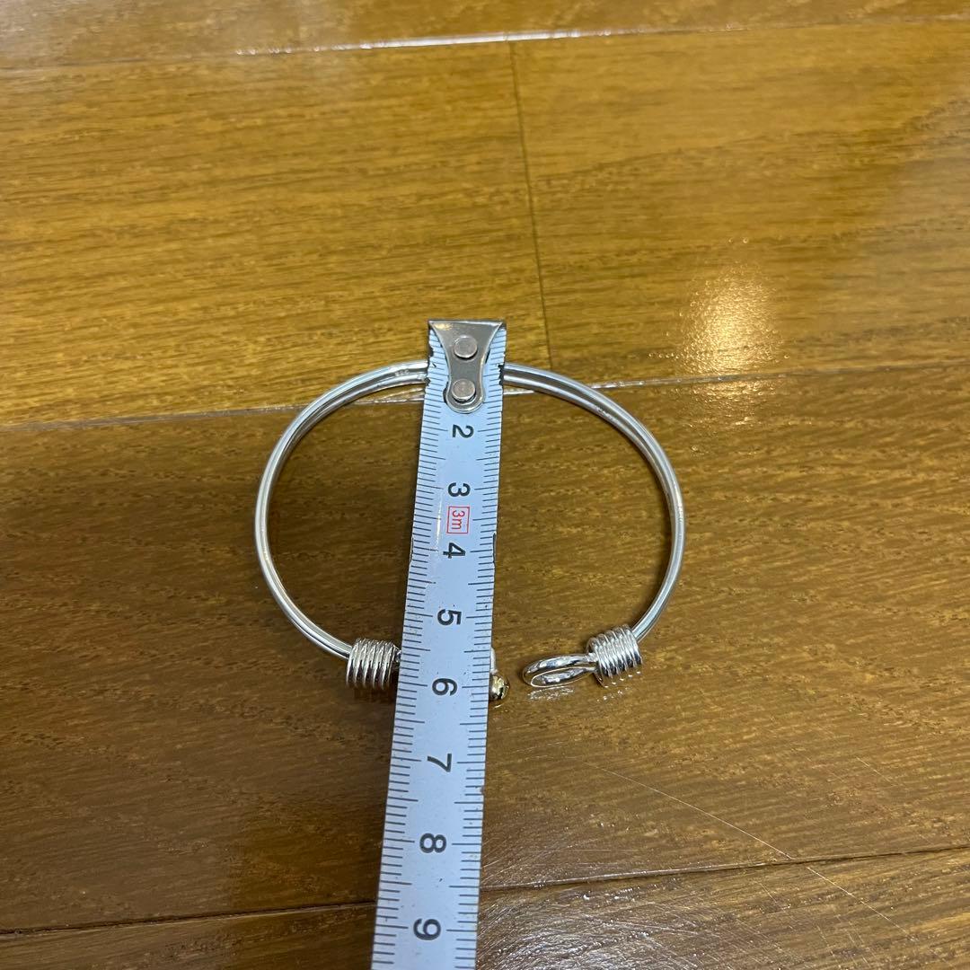 Tiffany ティファニー ダブルフック&アイ コンビ バングル925 k18