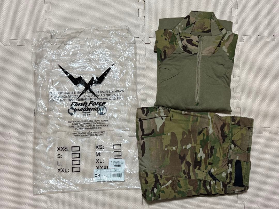 FFI G4 コンバットシャツ・パンツ上下セット マルチカム XS【週末セール】