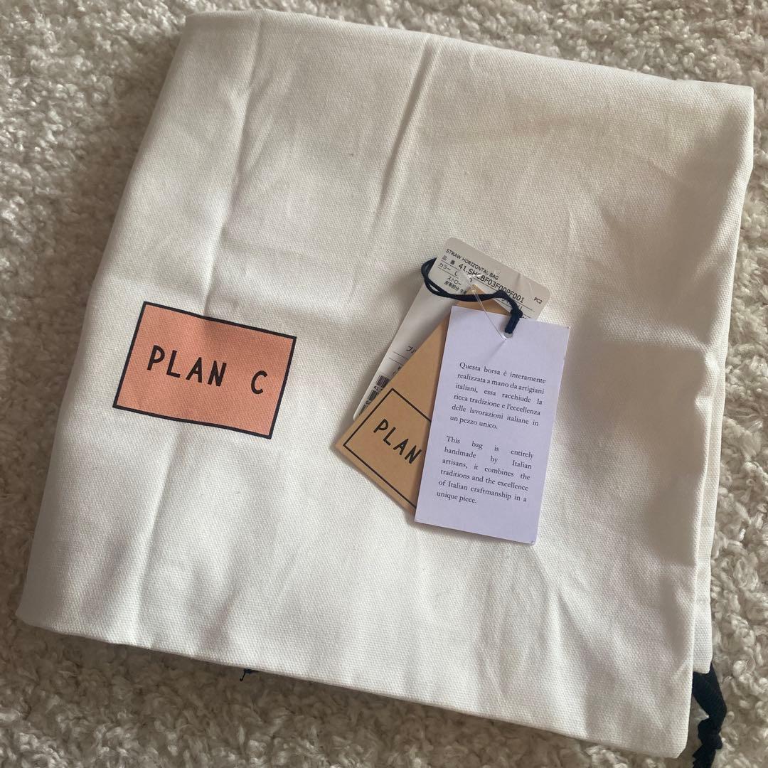 2025新作 プランシー PLAN C ストローバッグ カゴバッグ