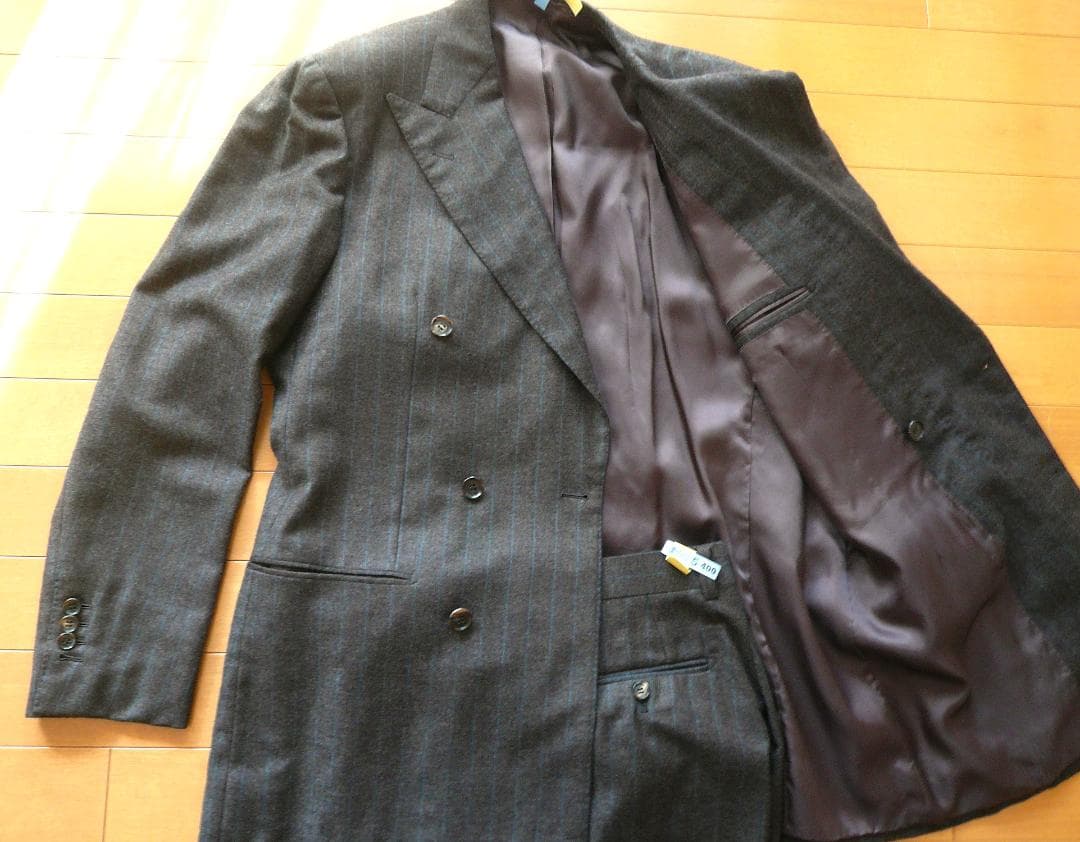 値下げ!!　Sartoria Ring Handmade カシミヤ100%スーツ