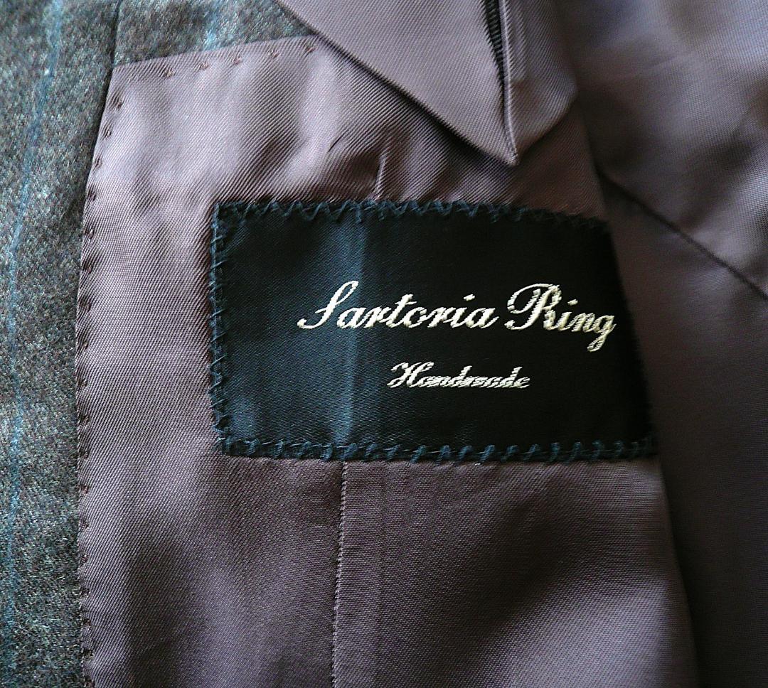 値下げ!!　Sartoria Ring Handmade カシミヤ100%スーツ