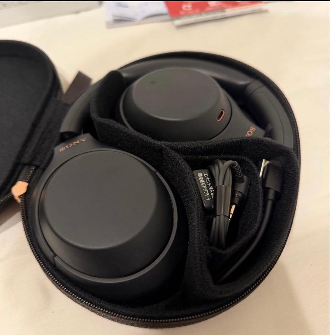 SONY 付属品完備 美品 ワイヤレスヘッドホン WH-1000XM4 ブラック