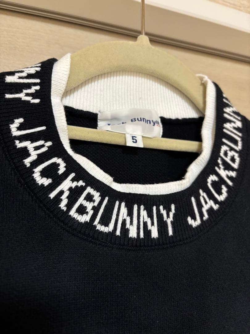 (美品)JACKBUNNYブラック クルーネックセーター サイズ5