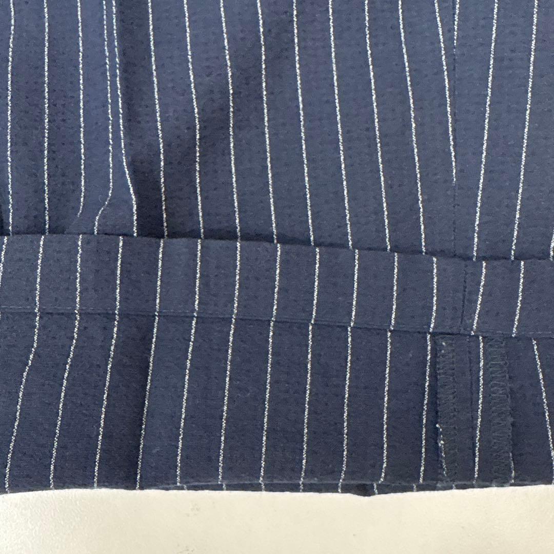 GIORGIO ARMANI ネイビー ストライプ ビジネススーツ セット48R