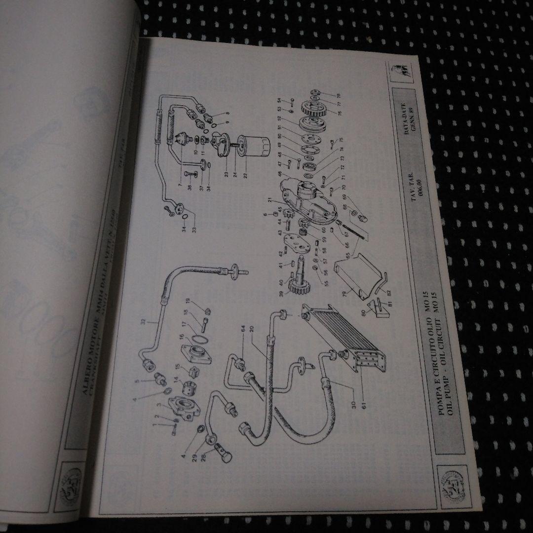 1989ランボルギーニカウンタックのパーツリスト！