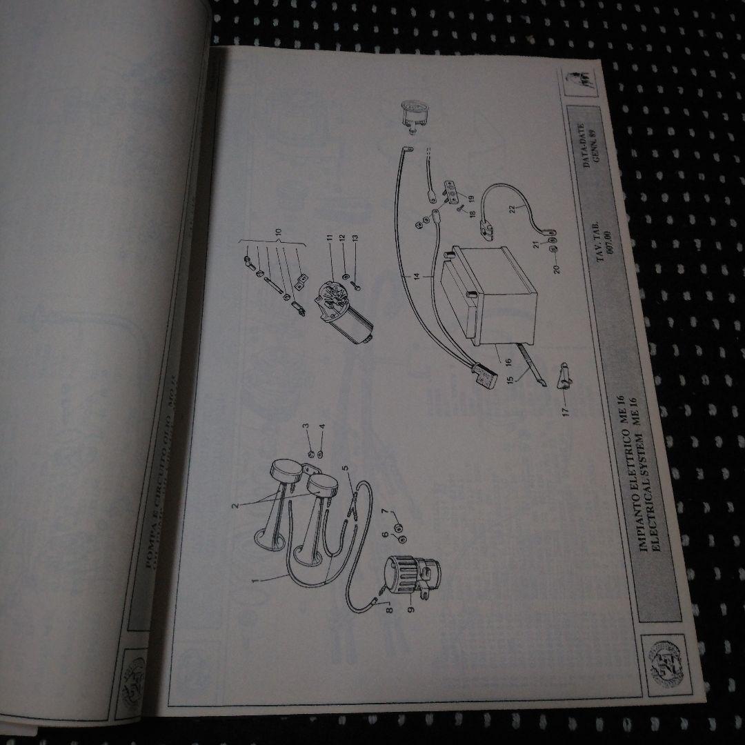 1989ランボルギーニカウンタックのパーツリスト！