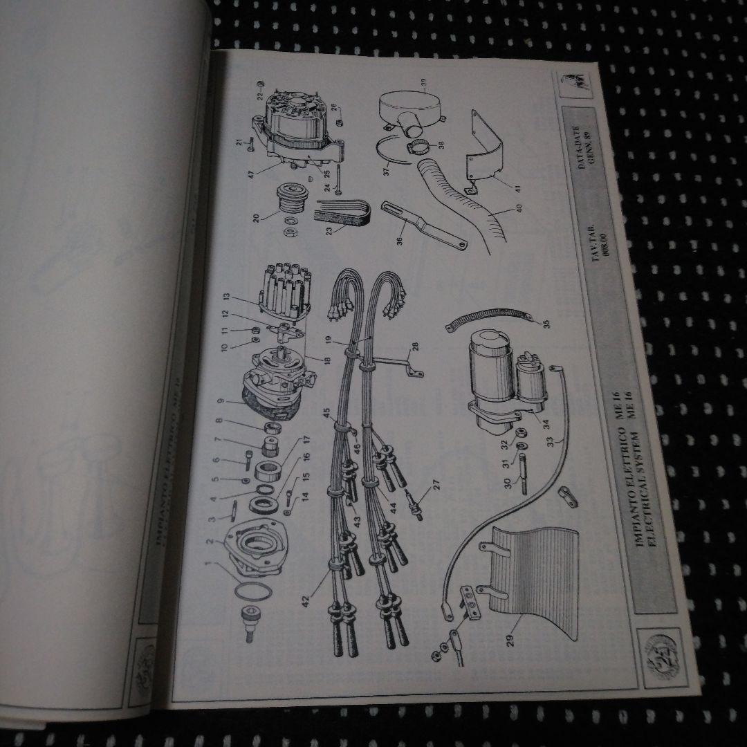 1989ランボルギーニカウンタックのパーツリスト！