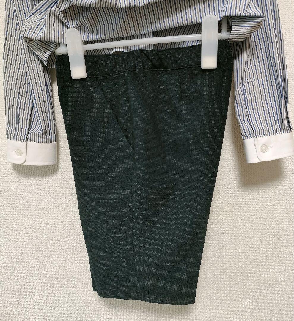 新品 ＊ 【120】 プティマイン スーツ フォーマル グレー 飛行機 入学式