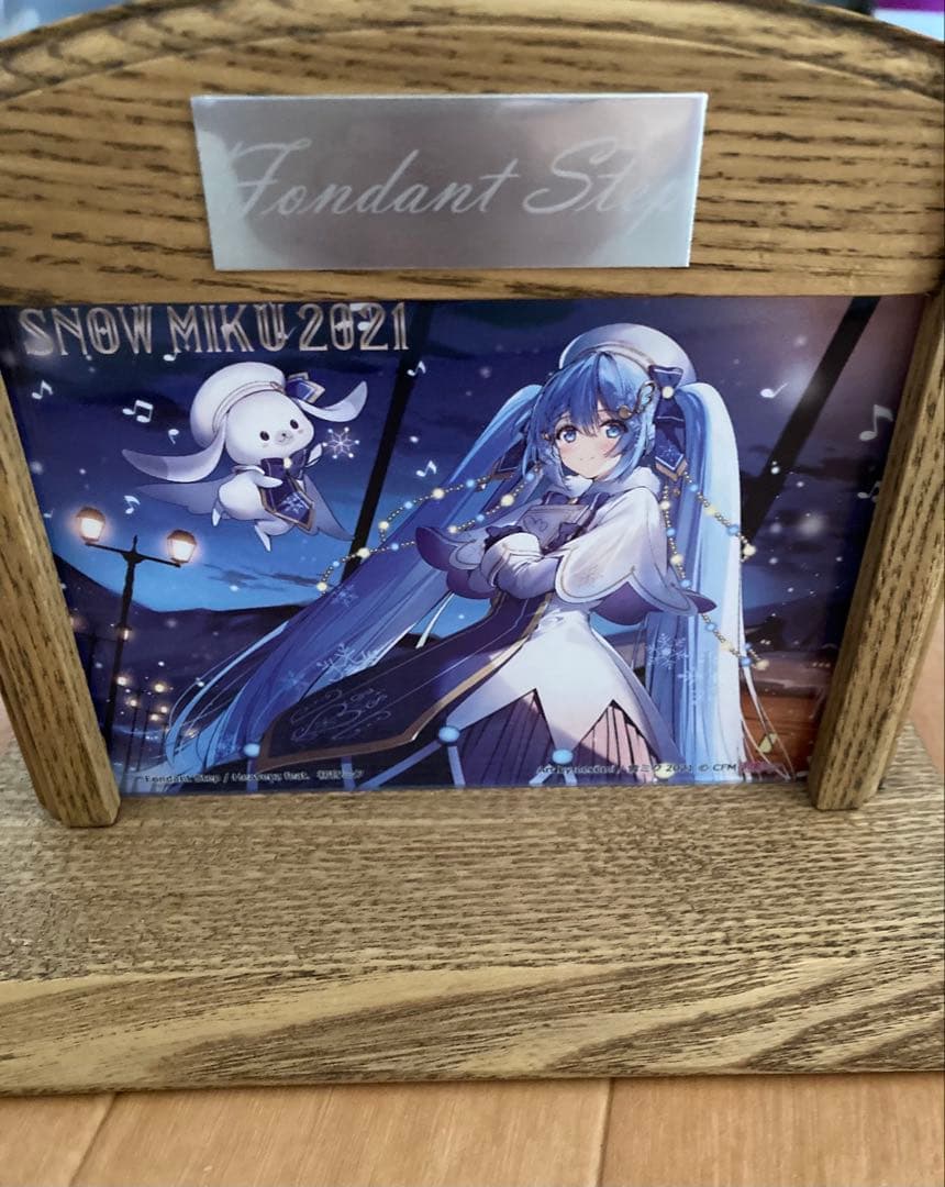  MIKU 2021 木製フォトフレーム　オルゴール付き　初音ミク