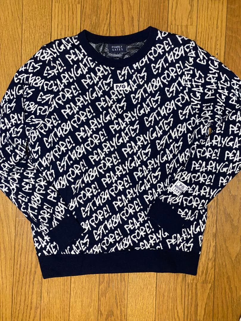 パーリーゲイツ 裏地付きニット