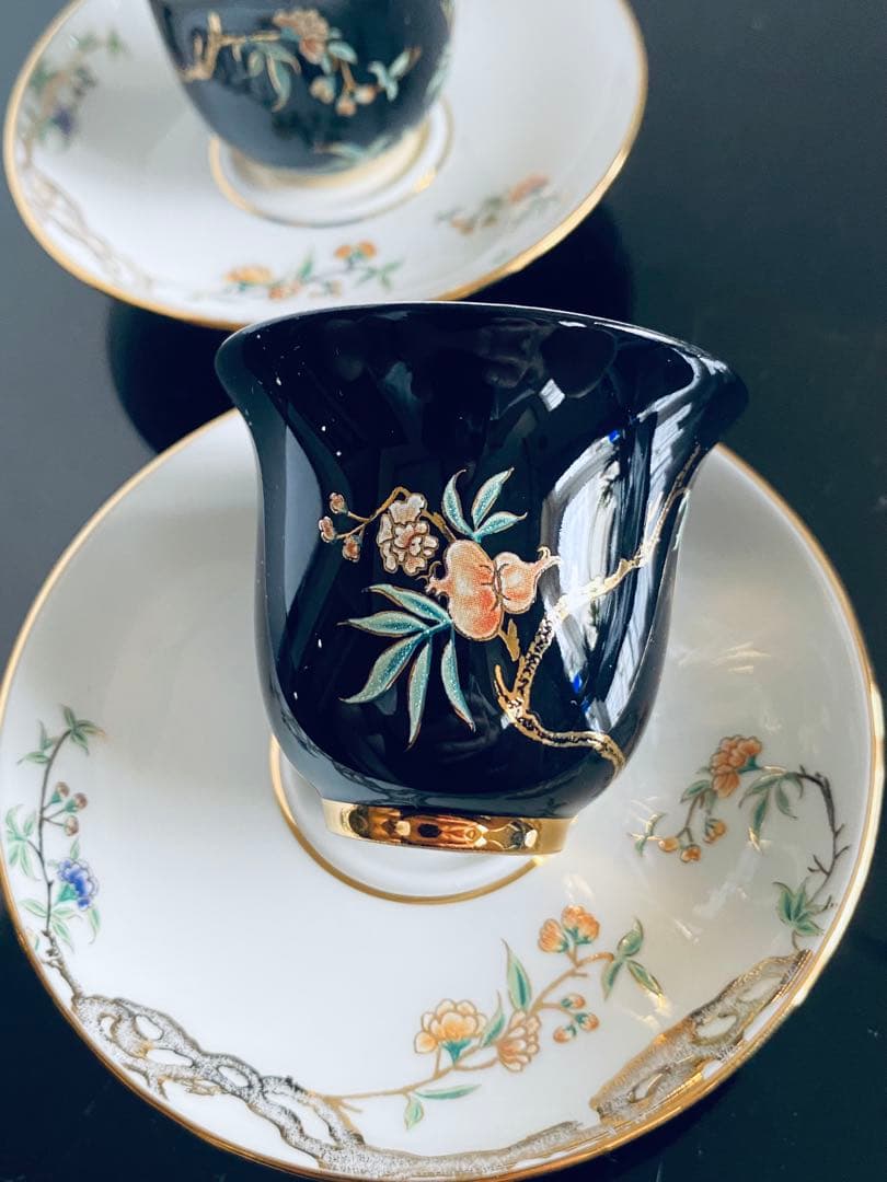 新品◆AURATIC 国瓷永丰源　ティーポット カップ＆ソーサー 高級茶器セット