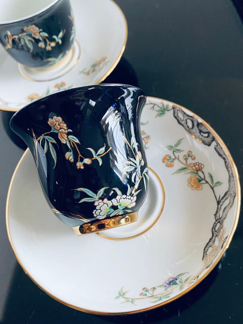 新品◆AURATIC 国瓷永丰源　ティーポット カップ＆ソーサー 高級茶器セット