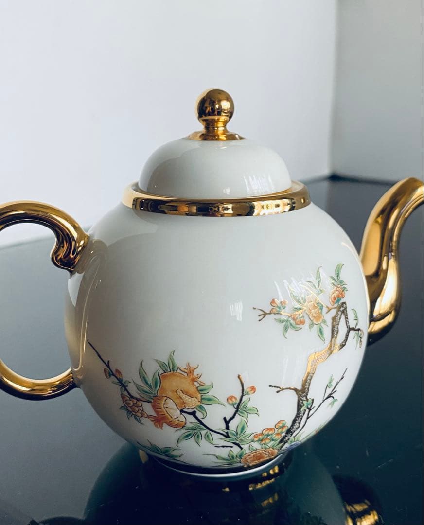 新品◆AURATIC 国瓷永丰源　ティーポット カップ＆ソーサー 高級茶器セット