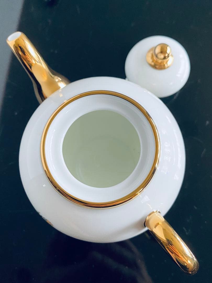 新品◆AURATIC 国瓷永丰源　ティーポット カップ＆ソーサー 高級茶器セット