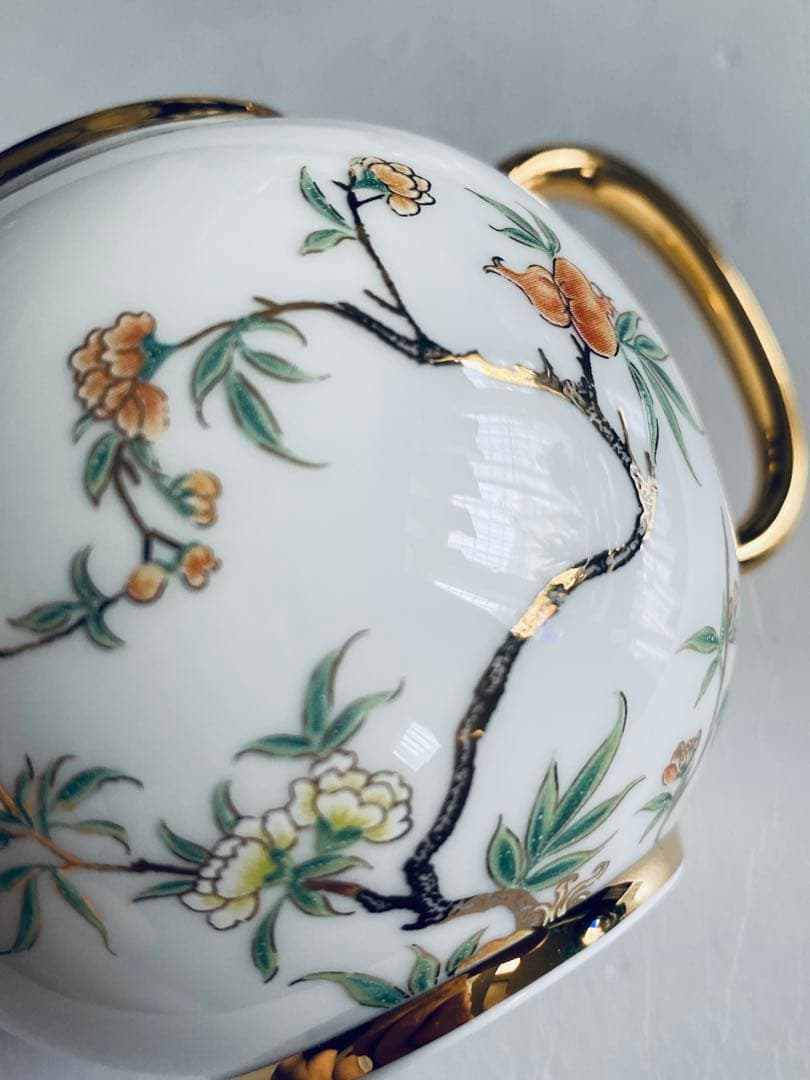 新品◆AURATIC 国瓷永丰源　ティーポット カップ＆ソーサー 高級茶器セット