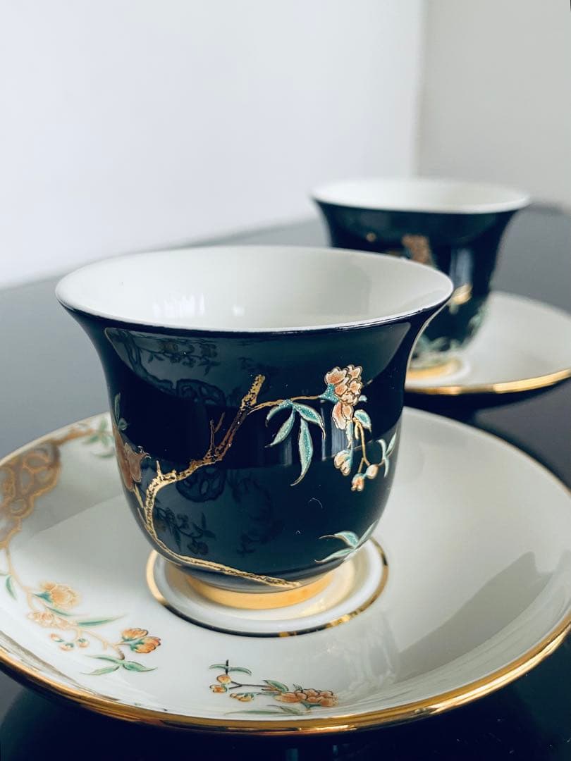 新品◆AURATIC 国瓷永丰源　ティーポット カップ＆ソーサー 高級茶器セット