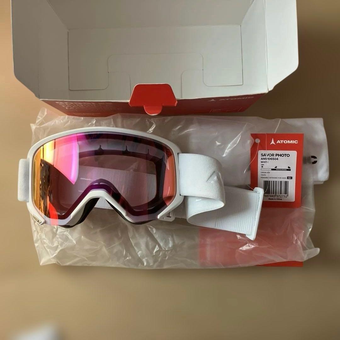 新品　ATOMIC SAVOR PHOTO M ゴーグル ホワイト