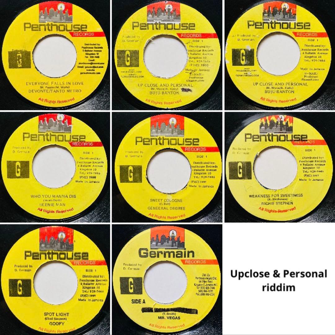 レゲエ　Upclose & Personal リディム　8枚