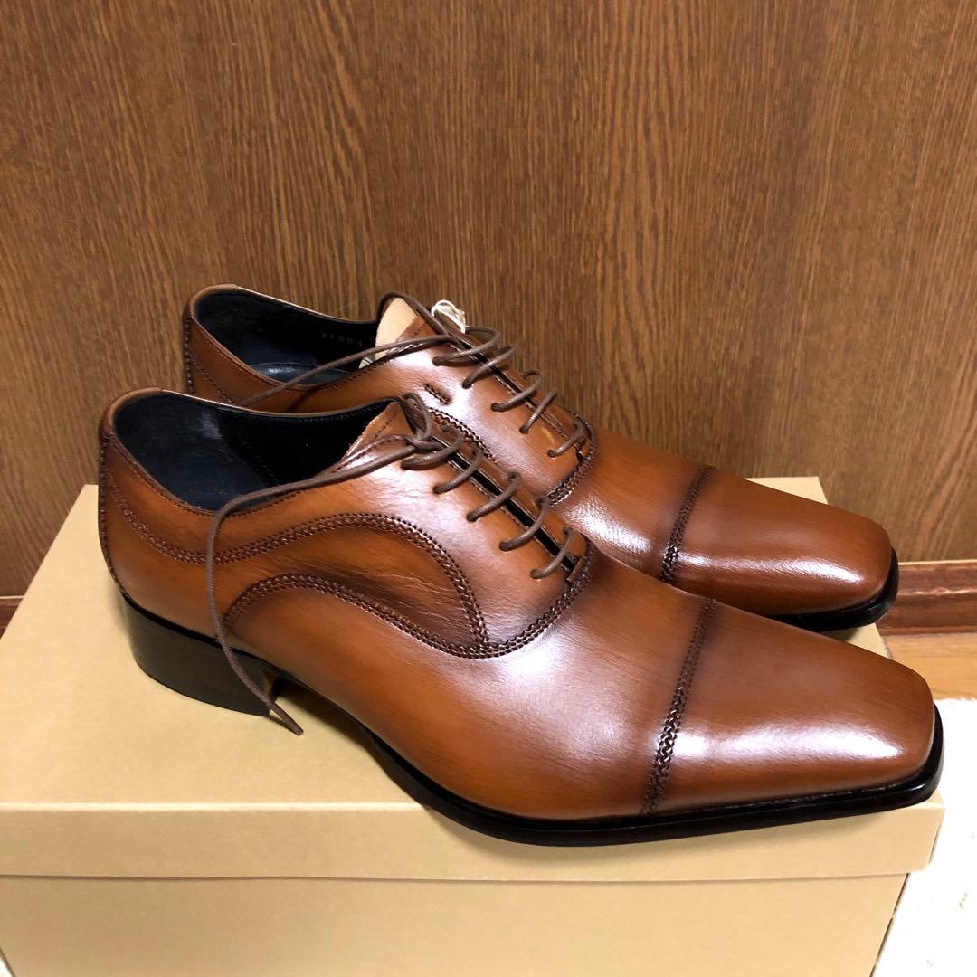 キャサリンハムネット ブラウン ビジネスシューズ新品