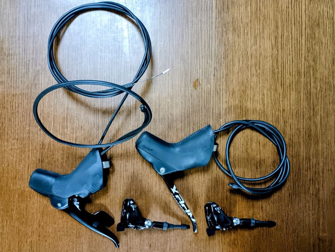 SRAM APEX1 シフトレバー+ディスクブレーキキャリパーセット ※匿名配送