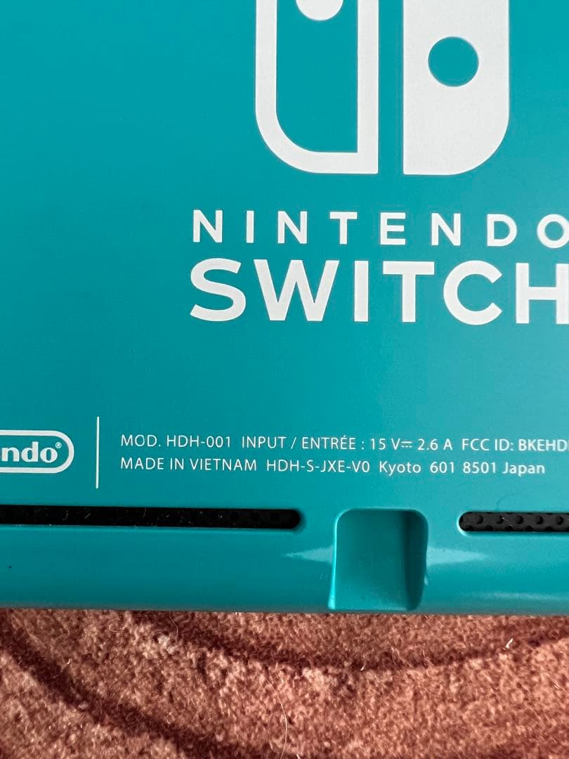 Nintendo Switch Lite ターコイズ　本体　箱無し①