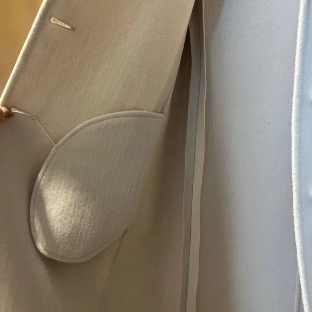 期間SALE ！AKRIS チェスターコート クリーム色