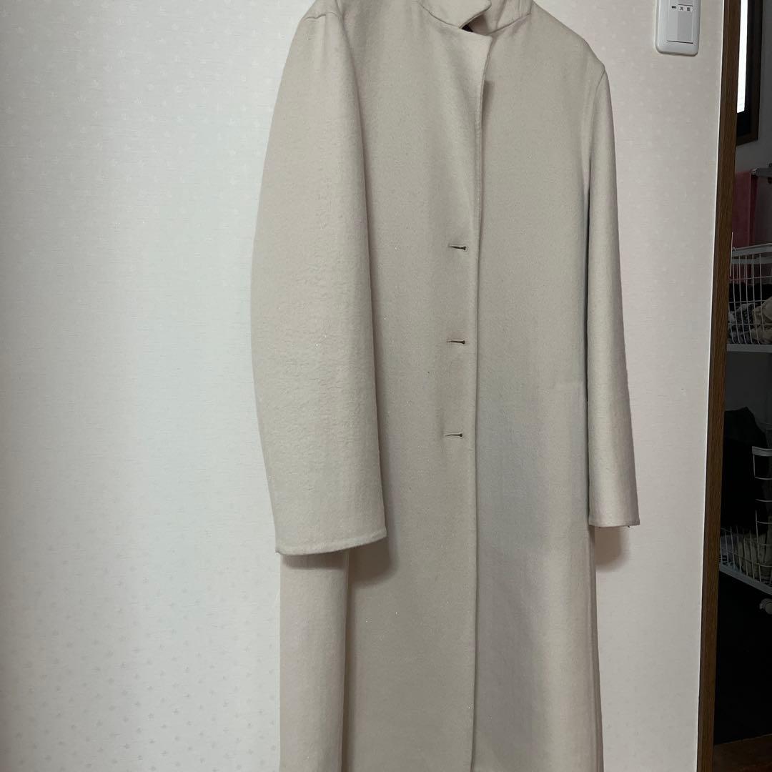 期間SALE ！AKRIS チェスターコート クリーム色