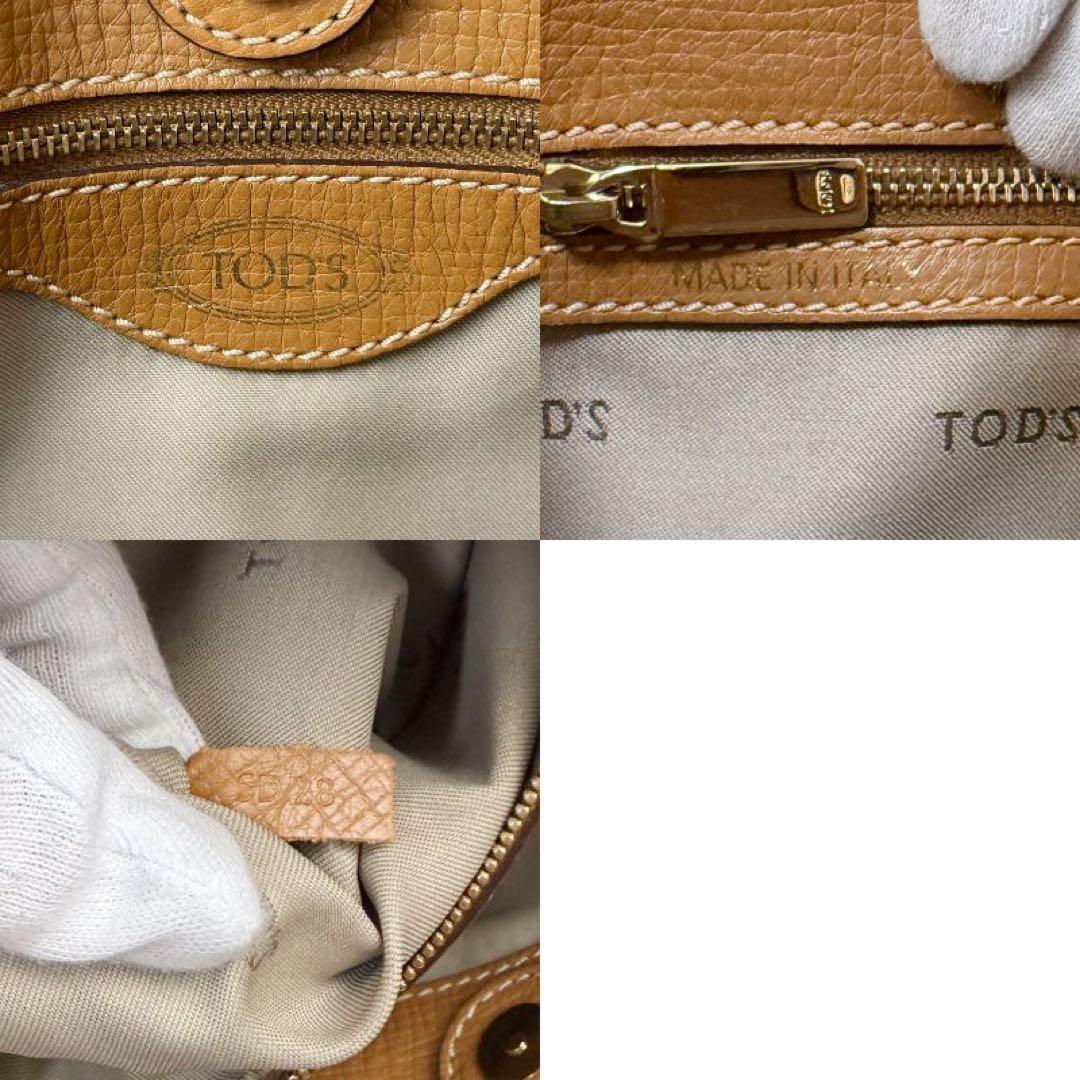 人気♡A4可♡保存袋付♡TOD'S トッズ ブランドロゴ 2way トートバッグ