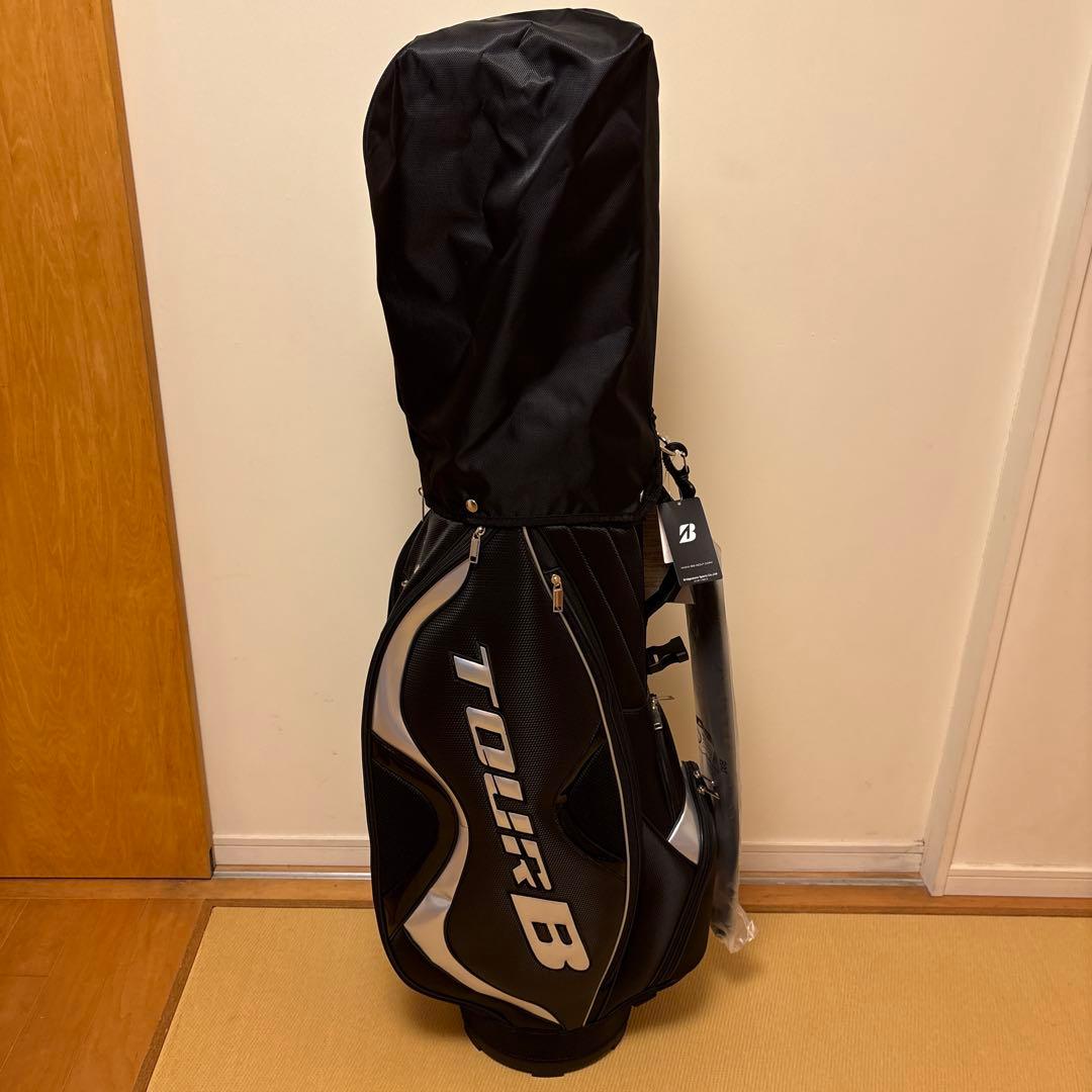 BRIDGESTONE TOUR B キャディバッグ ブラック/シルバー