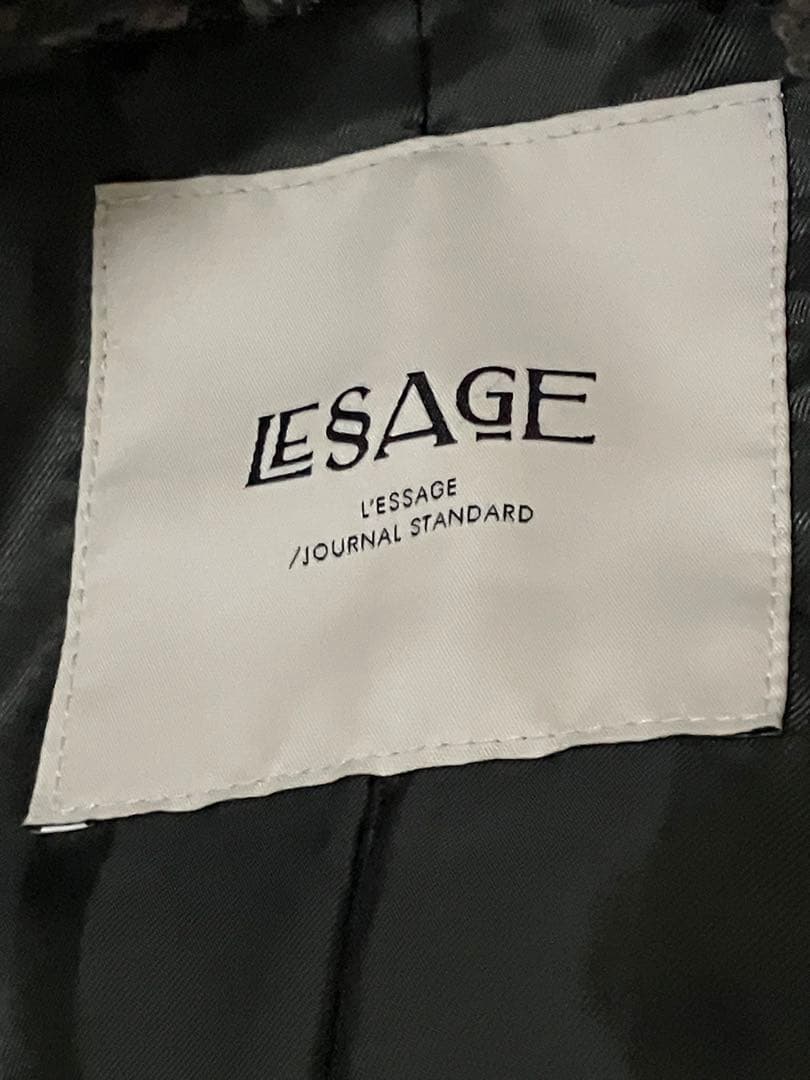 ジャーナルスタンダードレザージュ　シープエコファーコート　グレー