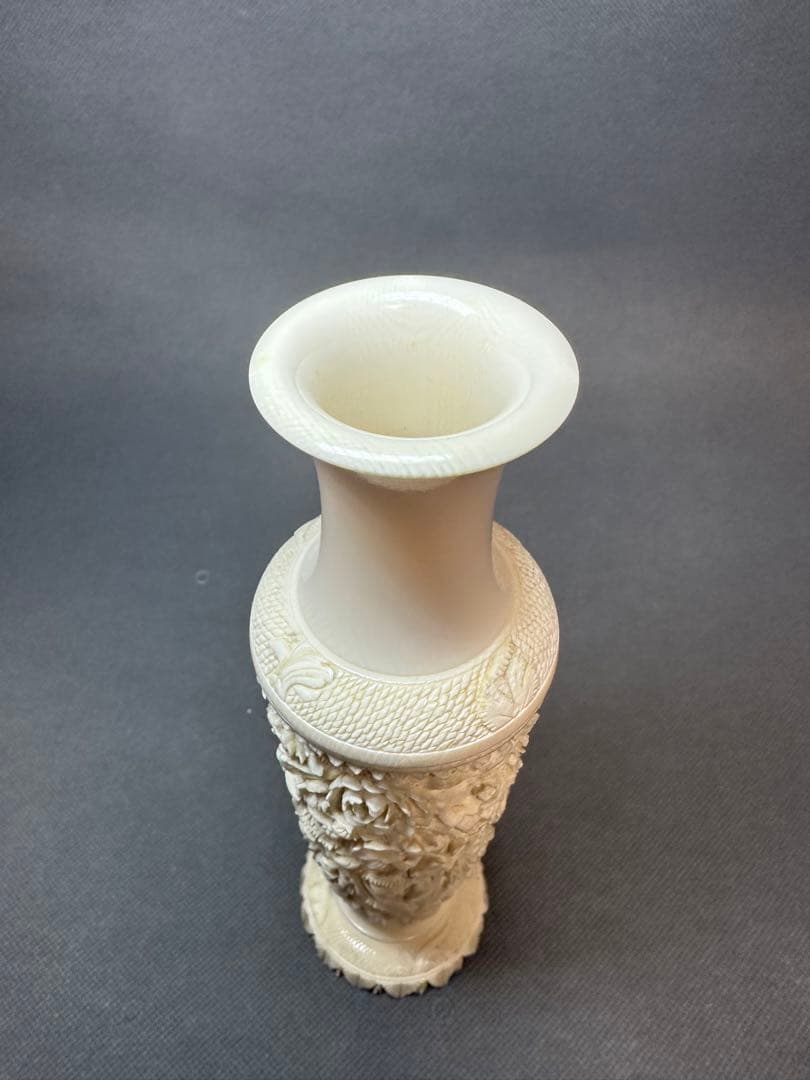 極上　花瓶　牡丹　天然素材　アンティーク　置物　骨董　飾り物　古美術品　 置物