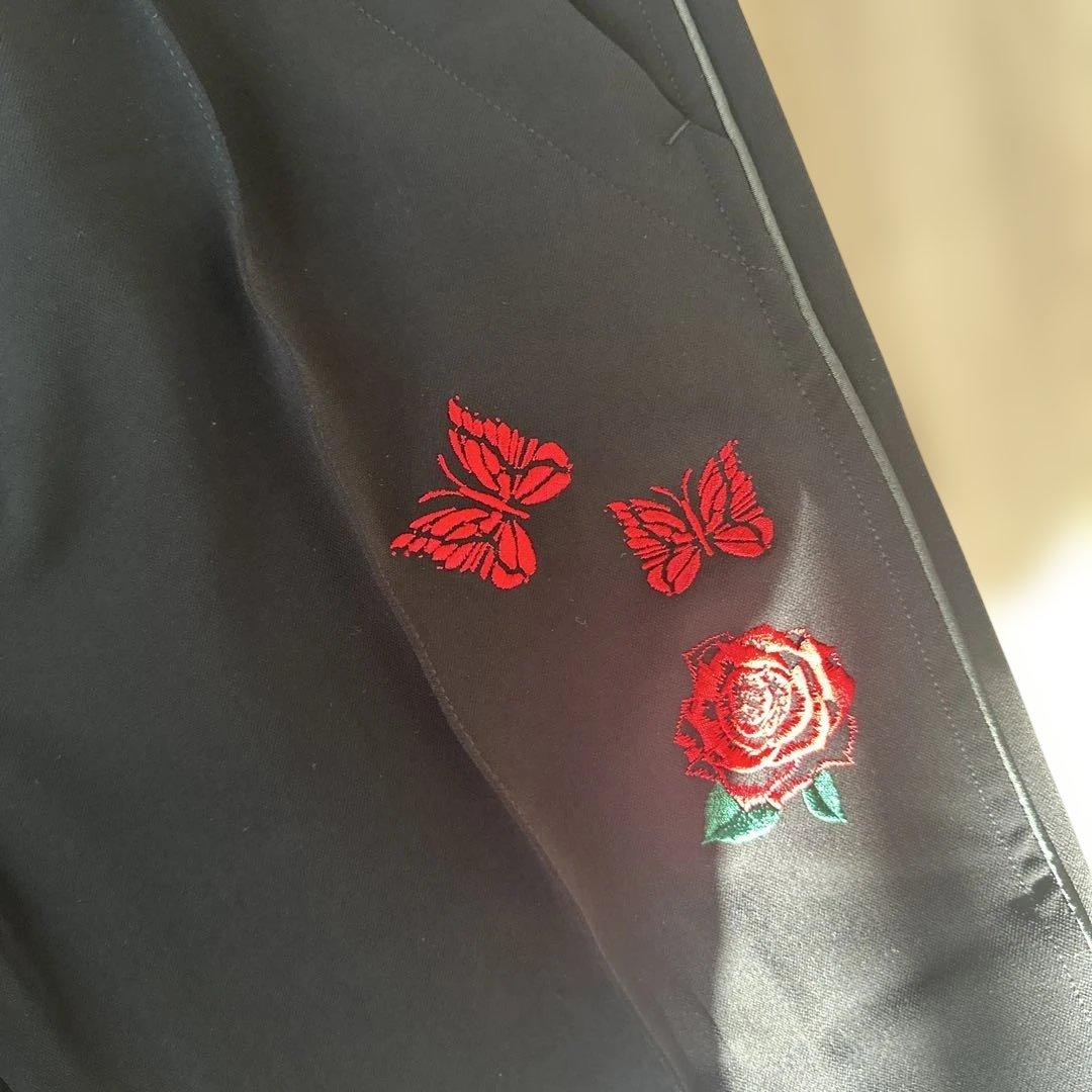 WILDSIDE yohji yamamoto needles刺繍パンツ M