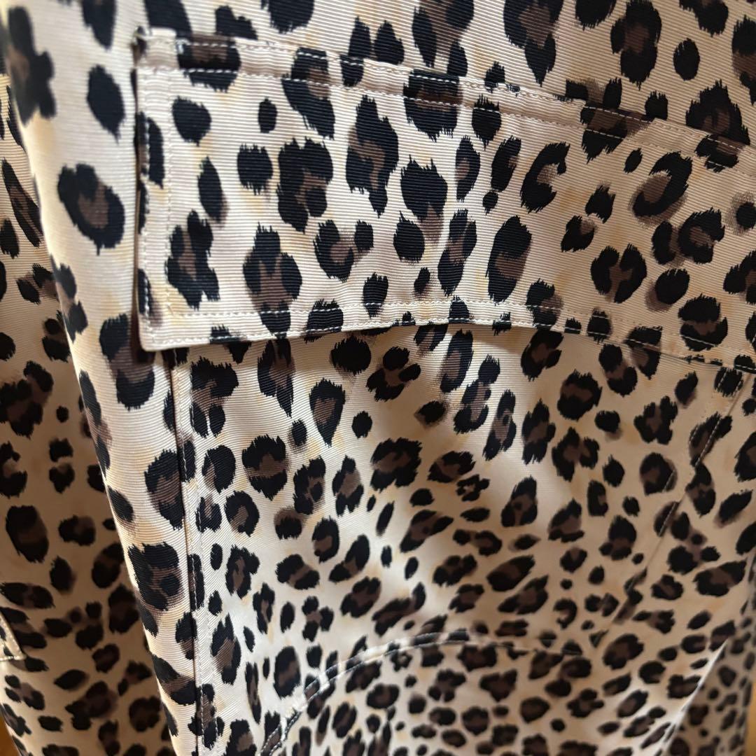 美品　＜dahl’ia（ダリア）＞レオパード ビッグコート　アニマル　FREE