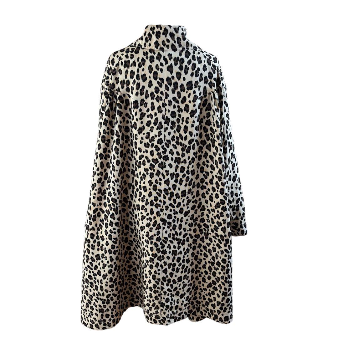美品　＜dahl’ia（ダリア）＞レオパード ビッグコート　アニマル　FREE