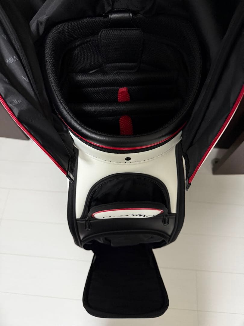 HONMA TW1757 キャディバッグ ホワイト/レッド