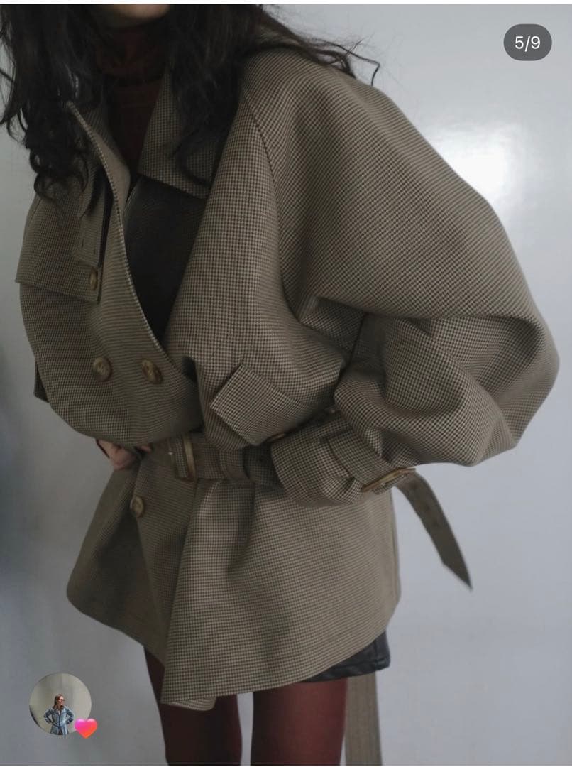 着用数回✨Ameri vintage✨DADDY MIDI TRENCHCOAT
