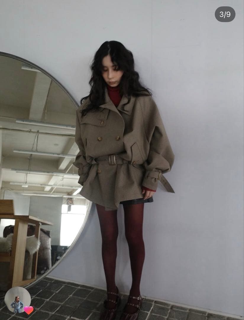 着用数回✨Ameri vintage✨DADDY MIDI TRENCHCOAT