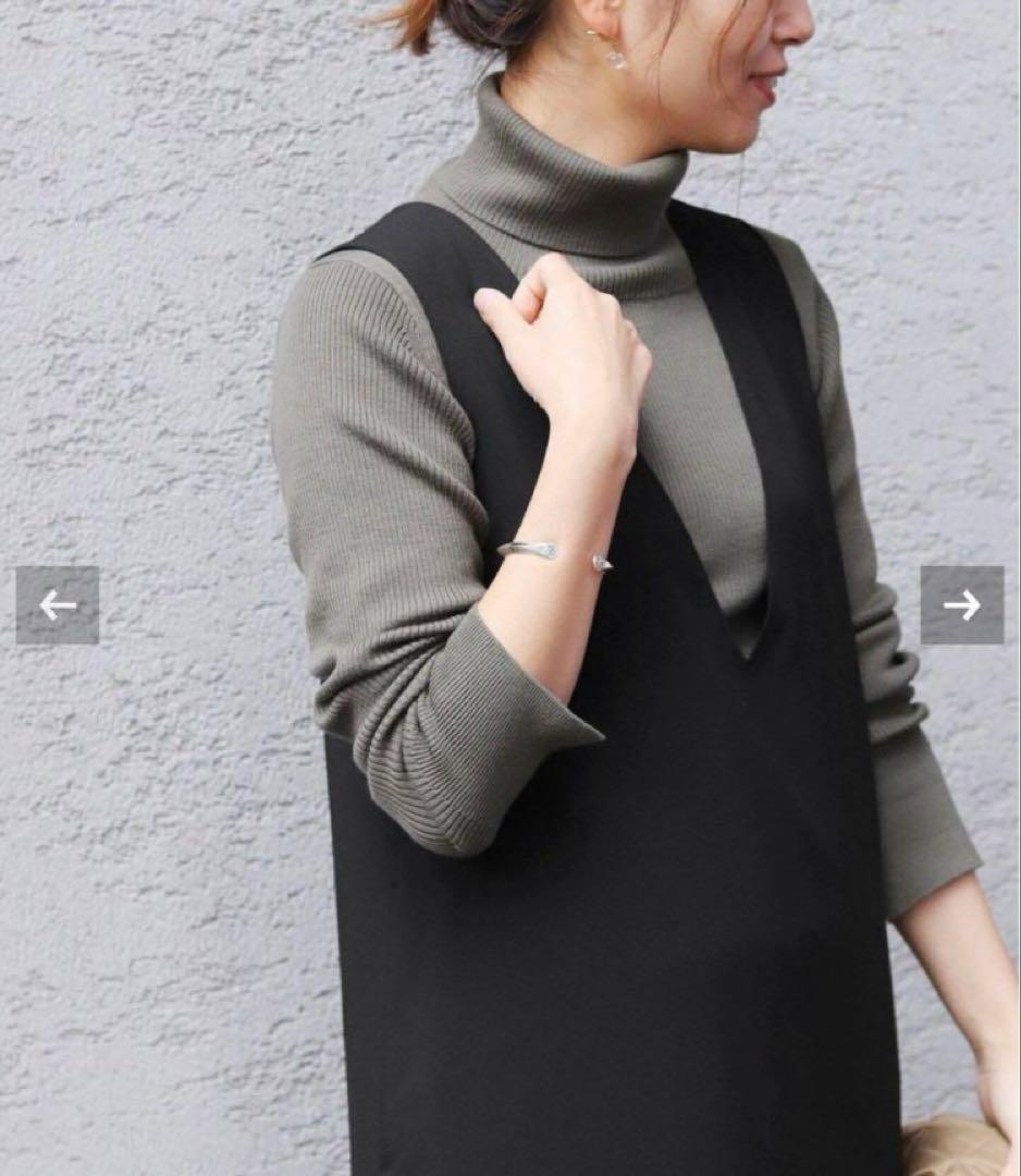 ジャーナルスタンダード☆シックトロVネックワンピース