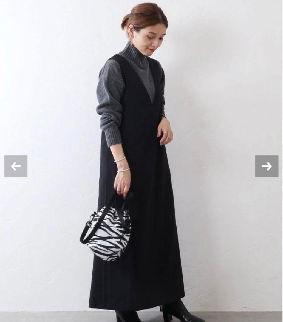 ジャーナルスタンダード☆シックトロVネックワンピース