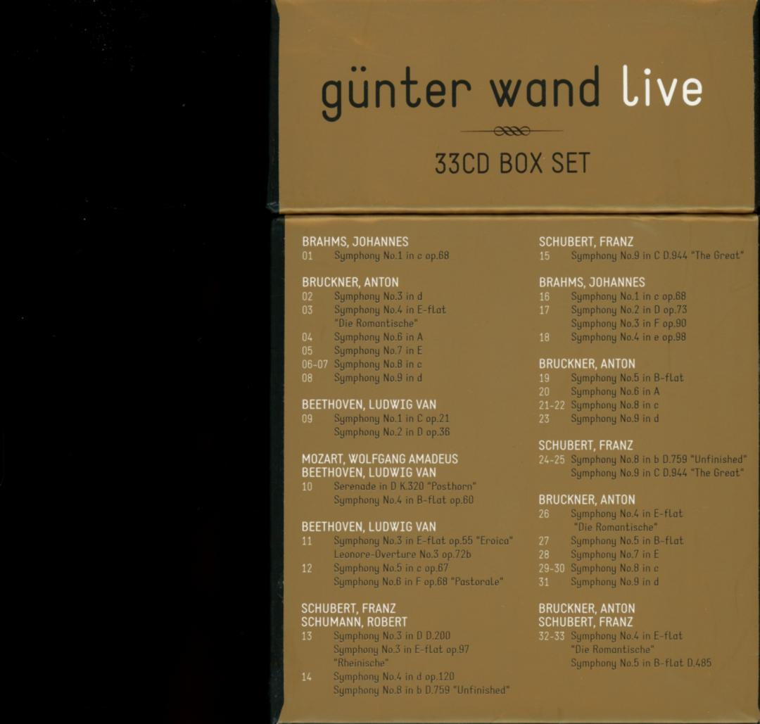 ギュンター・ヴァント・ライヴ (ブルックナー、ブラームス、ベートヴェンほか)