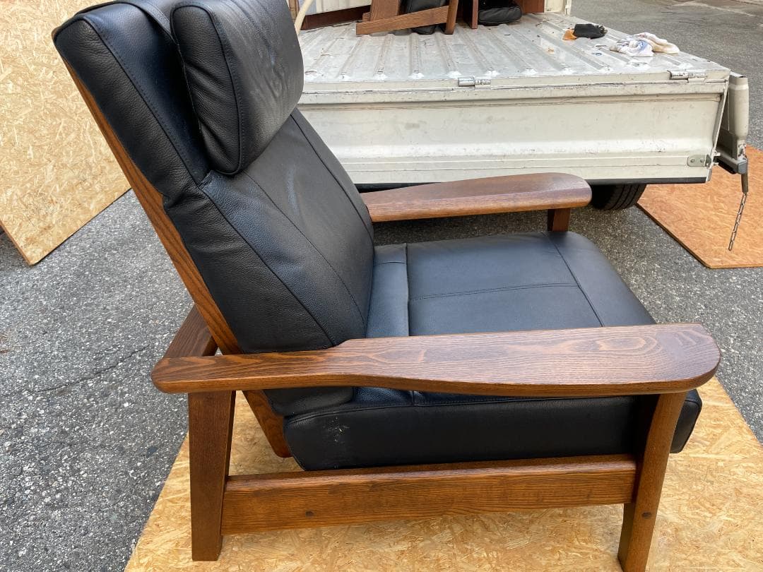 ★ 高級 家具 リクライニング アームチェア 一人掛け ソファ ①