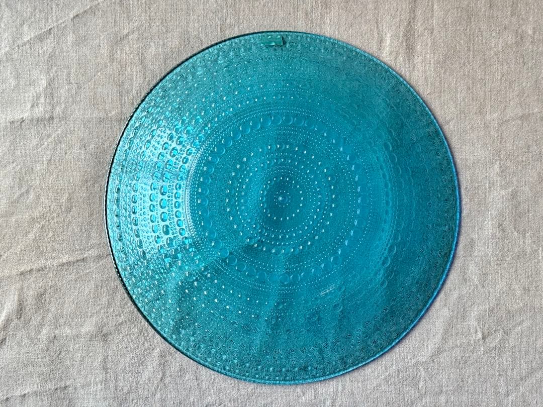 nuutajarvi Kastehelmi(ブルー)プレート(31cm)