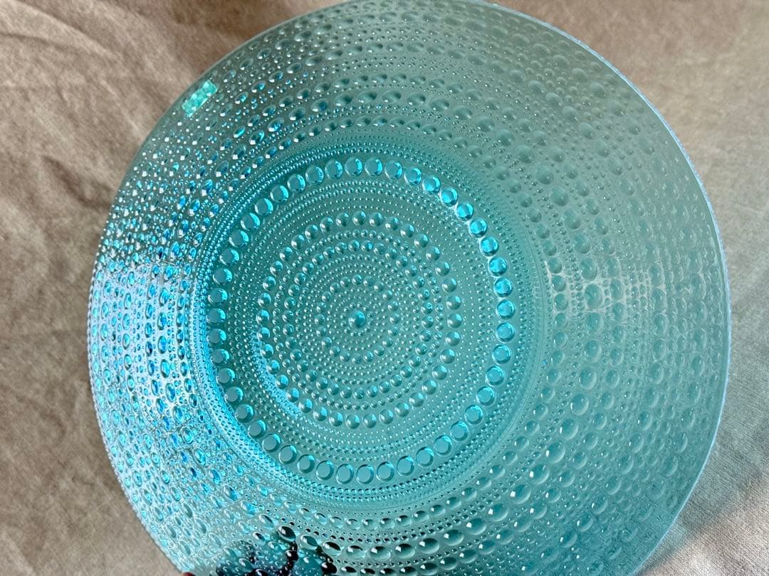 nuutajarvi Kastehelmi(ブルー)プレート(31cm)