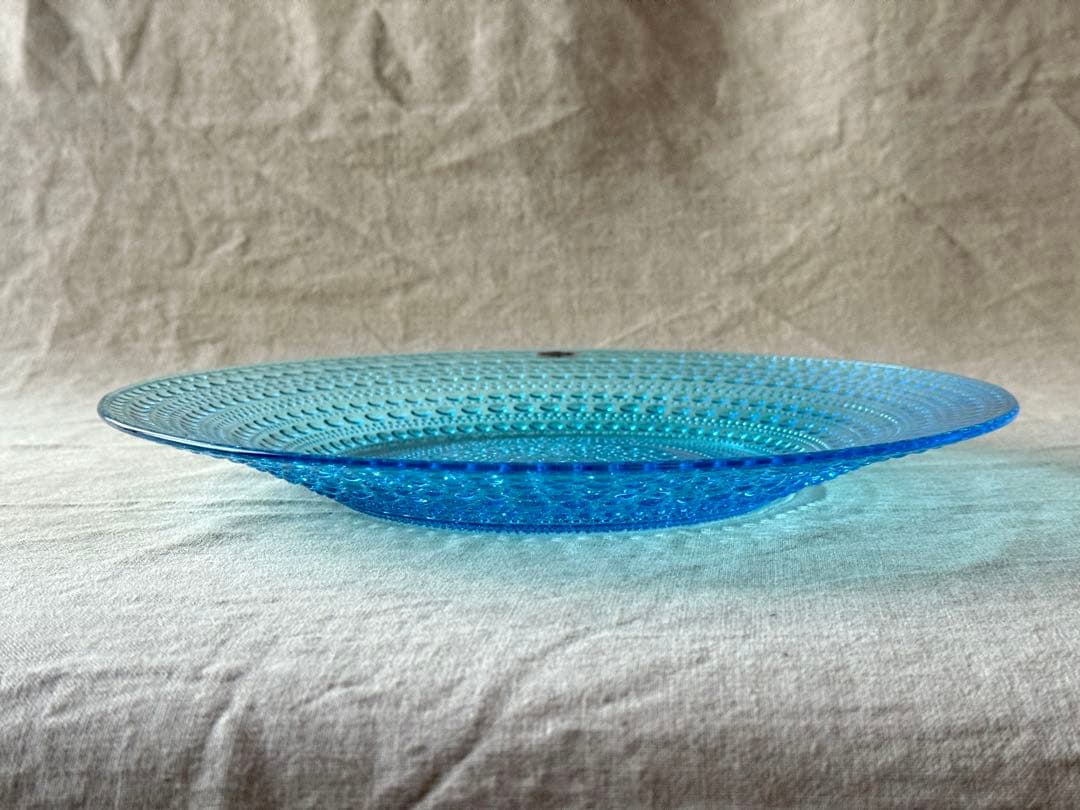 nuutajarvi Kastehelmi(ブルー)プレート(31cm)