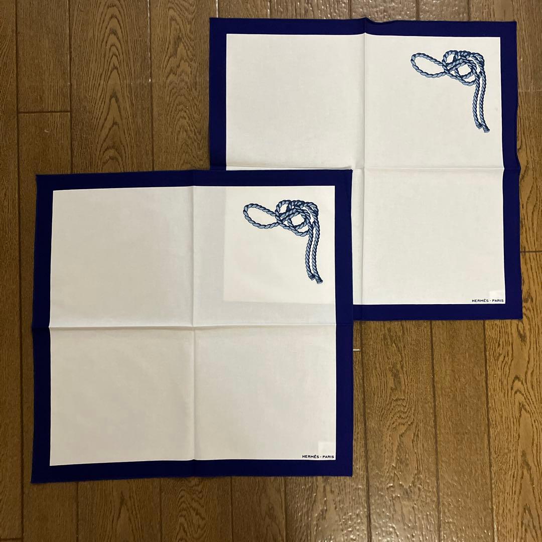 エルメス　ランチョンマット＆ナプキンセット8枚　ソルド品　4人用❣️