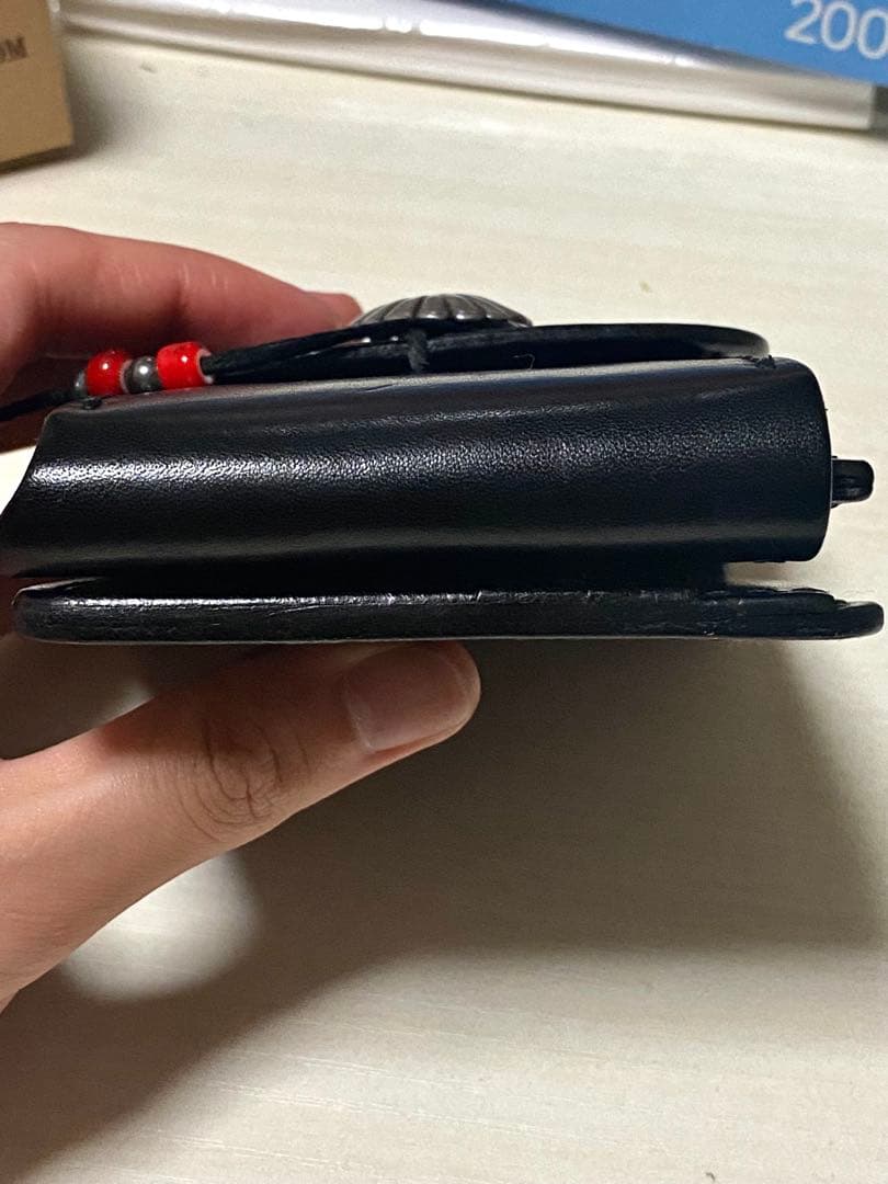 廃盤ARIZONA FREEDOM 黒 レザー 二つ折りウォレット