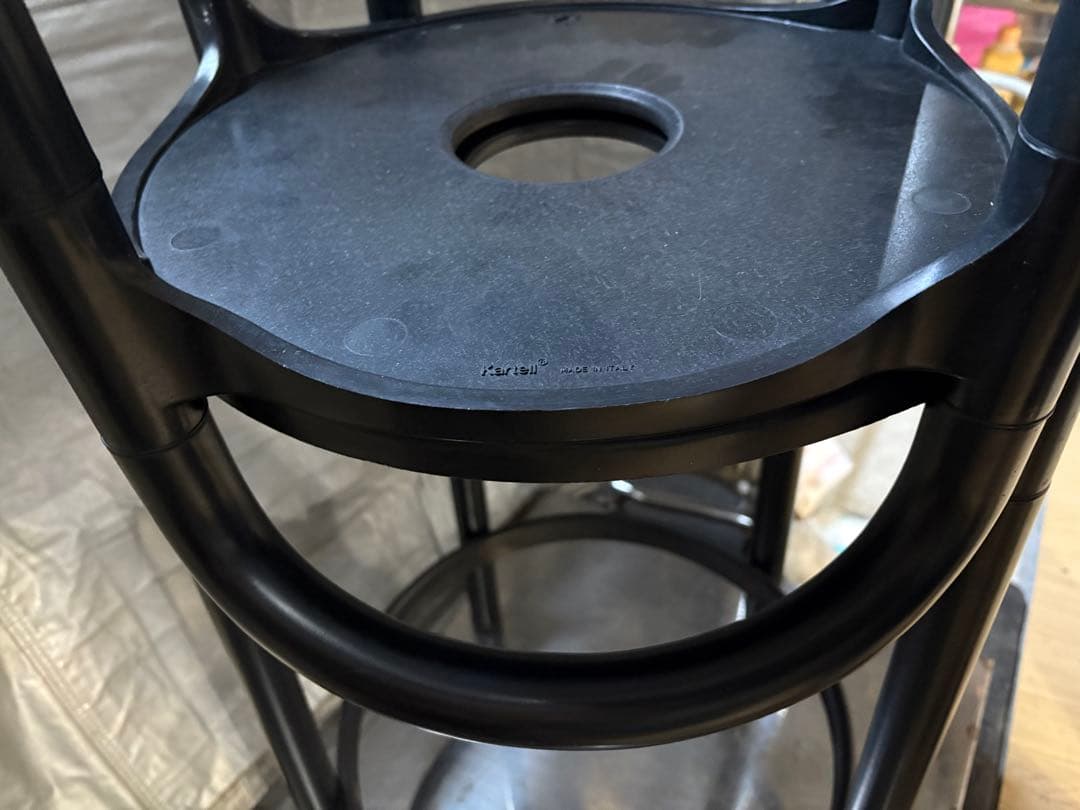 ①希少Kartell カルテル カウンターチェア　80'90s ?イタリア　円形