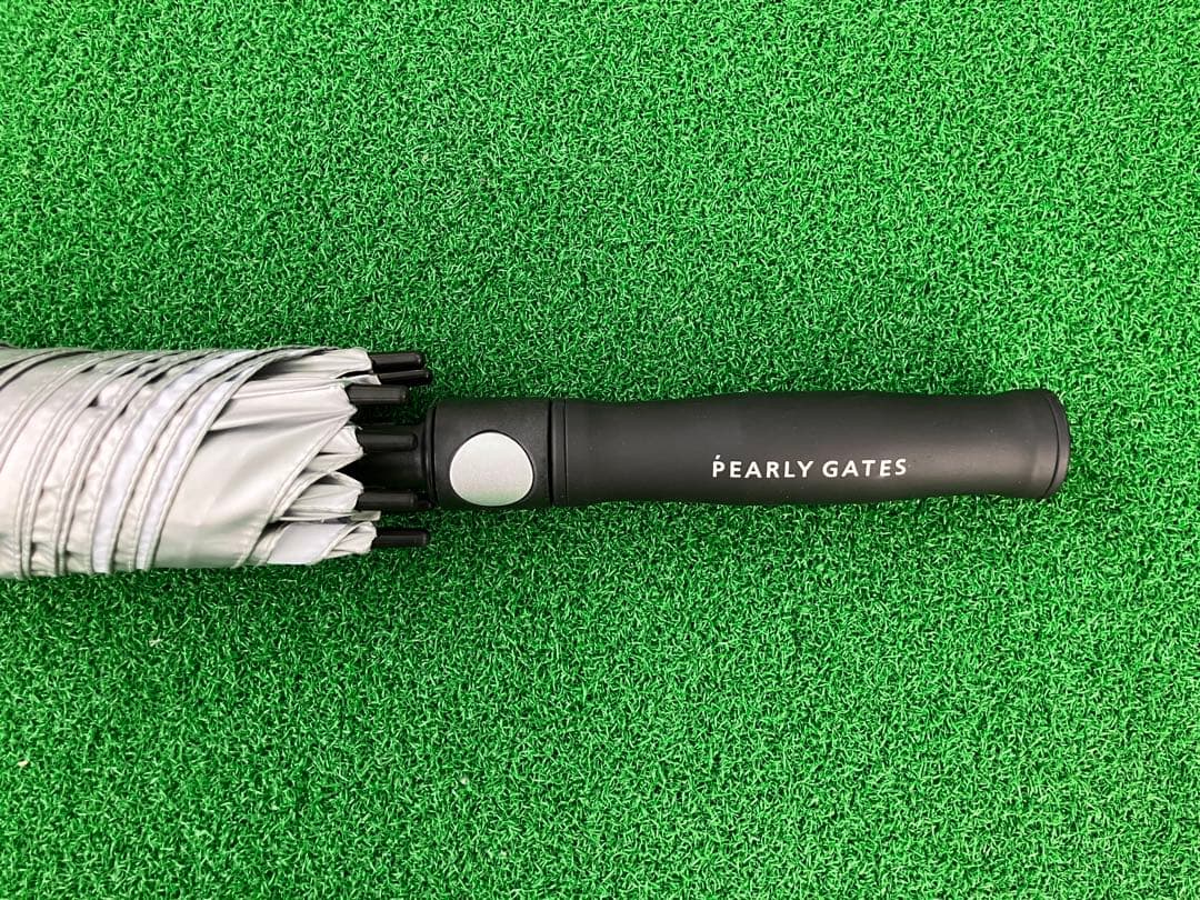 パーリーゲイツ PEARLY GATES ゴルフ用傘 ワンタッチ シルバー